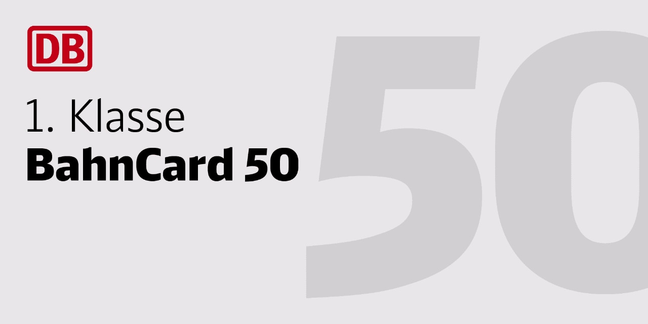 BahnCard 50, 1. Klasse
