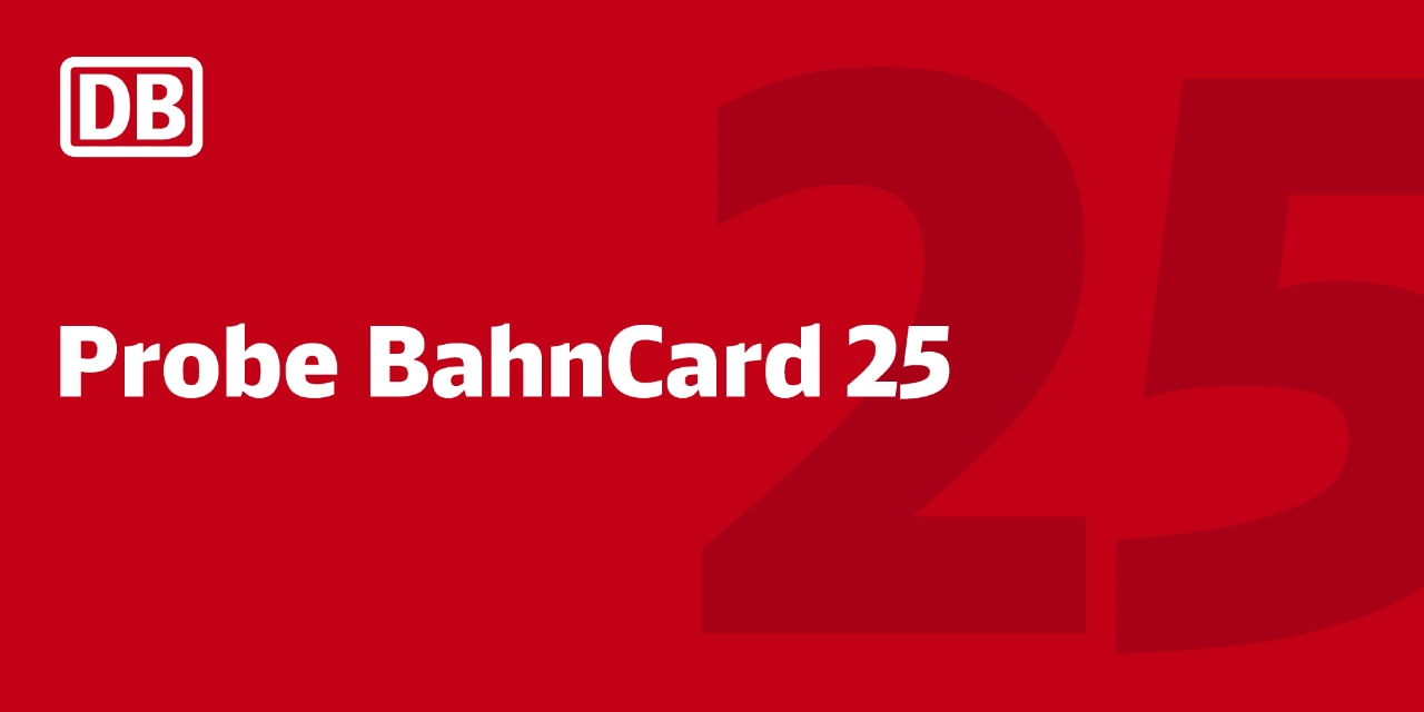 Probe BahnCard 25, 2. Klasse